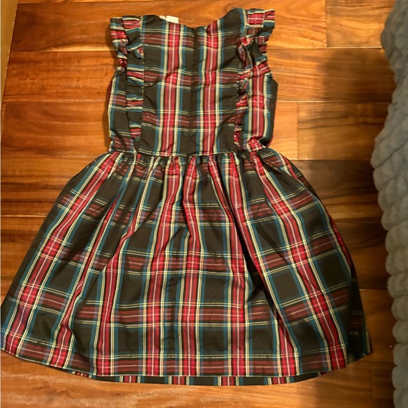 ✨‎ GAP Kids Plaid Ruffle Dress | Size L (10/12) - Picture 3 of 3